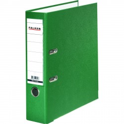 Biblioraft plastifiat Falken, 318 x 285 mm, 80 mm, verde