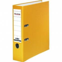 Biblioraft plastifiat Falken, 318 X 285 mm, 80 mm, galben