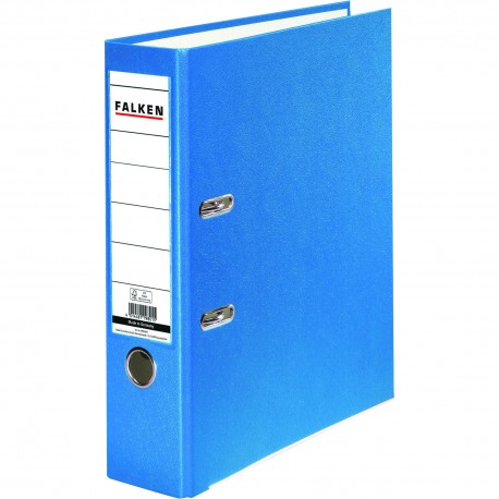 Biblioraft plastifiat color Falken, 80 mm, bleu Biblioraft plastifiat color Falken, 80 mm, bleu