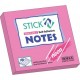 Notes autoadeziv 76 x 76 mm, 100 file, Stick"n - corai neon