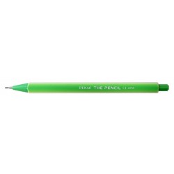 Creion mecanic PENAC The Pencil, rubber grip, 1.3 mm, varf retractabil, corp verde