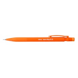 Creion mecanic PENAC Non-Stop, rubber grip, 0.5mm, varf plastic - corp orange pastel