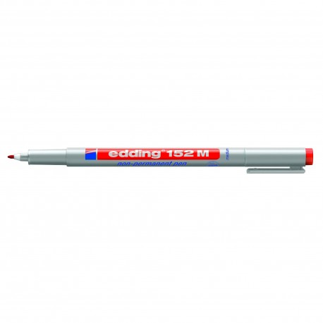 Marker nepermanent Edding OHP 152, varf rotund, 1.0 mm, rosu Marker nepermanent Edding OHP 152, varf rotund, 1.0 mm, rosu
