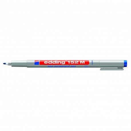 Marker nepermanent Edding OHP 152, varf rotund, 1.0 mm, albastru Marker nepermanent Edding OHP 152, varf rotund, 1.0 mm, albastru