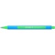 Pix SCHNEIDER Slider Edge XB, rubber grip, varf 1.4mm - scriere verde