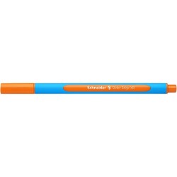 Pix SCHNEIDER Slider Edge XB, rubber grip, varf 1.4mm - scriere orange