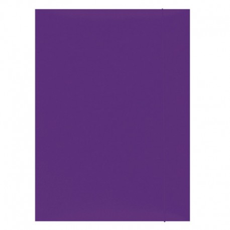 Mapa din carton plastifiat cu elastic, 300gsm, Office Products - violet