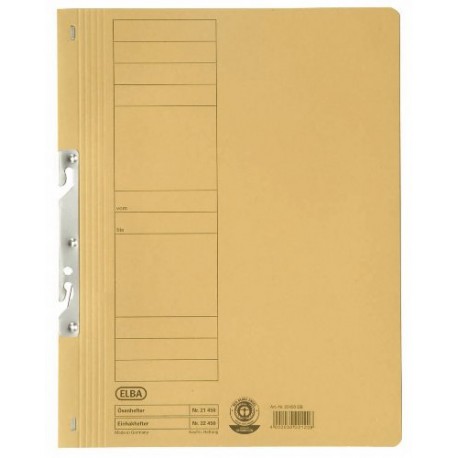 Dosar carton incopciat 1/1 ELBA - galben
