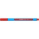 Pix SCHNEIDER Slider Edge F, rubber grip, varf fin - scriere rosie