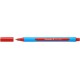 Pix SCHNEIDER Slider Edge F, rubber grip, varf fin - scriere rosie