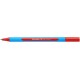 Pix SCHNEIDER Slider Edge F, rubber grip, varf fin - scriere rosie