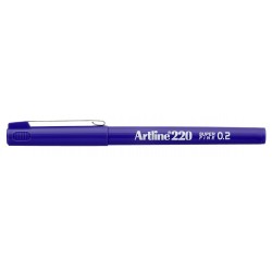 Liner ARTLINE 220, varf fetru 0.2mm - mov