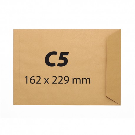 Plic pentru documente din hartie kraft C5, 162 x 229 mm, 90 g/mp, banda silicon, 500 bucati/cutie, maro Plic pentru documente din hartie kraft C5, 162 x 229 mm, 90 g/mp, banda silicon, 500 bucati/cutie, maro