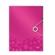 Mapa Jumbo LEITZ Wow, PP, 30mm - roz metalizat