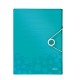 Mapa Jumbo LEITZ Wow, PP, 30mm - turcoaz metalizat