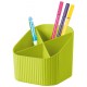 Suport pentru instrumente de scris, 4 compartimente, HAN X-Loop Trend-Colours - lemon
