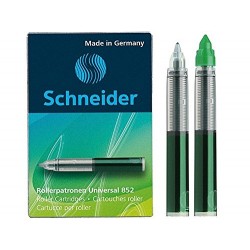 Rezerva SCHNEIDER 852, pentru roller Breeze, Base Senso, Base Ball, 5 buc/set - verde