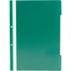 Dosar din plastic cu sina si 2 perforatii, A4, verde, 25 buc/set