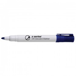 Marker pentru tabla A-series, varf rotund, 2 mm, albastru