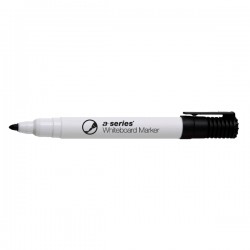 Marker pentru tabla A-series, varf rotund, 2 mm, negru