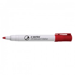 Marker pentru tabla A-series, varf rotund, 2 mm, rosu