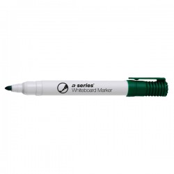 Marker pentru tabla A-series, varf rotund, 2 mm, verde