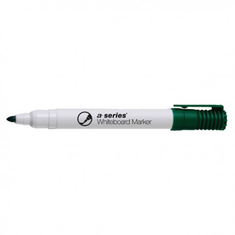 Marker pentru tabla A-series, varf rotund, 2 mm, verde