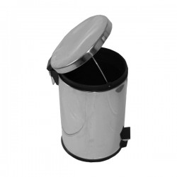 Cos de gunoi din inox, cu pedala, 12 l