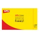 Notite adezive Apli, 125 x 75 mm, 100 file/set, galben intens