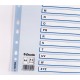 Separatoare Esselte Mylar, cu index A-Z laminat
