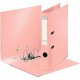 Biblioraft A4, plastifiat PP/PP, margine metalica, 50 mm, ESSELTE No. 1 Power - piersica