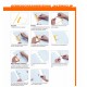 Alonja arhivare de mare capacitate, 10/set, JALEMA Clip - culoare galbena