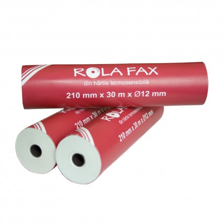 Role fax, 210 mm x 30 m x 12, neutra Role fax, 210 mm x 30 m x 12, neutra