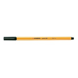 Liner Stabilo Point 88, varf 0.4 mm, negru