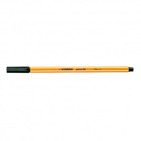 Liner Stabilo Point 88, varf 0.4 mm, negru