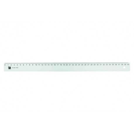 Rigla din plastic transparent, 40cm, ALCO