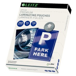 Folie LEITZ UDT pentru laminare la cald, A4, 250 microni 100 folii/top