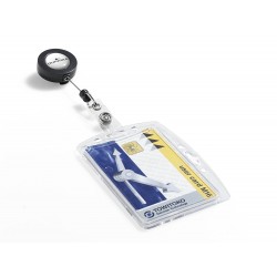Suport card acces Durable Acrylic, 10 buc/cutie