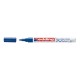 Marker permanent Edding 751 cu vopsea, corp metalic, varf rotund, 1-2 mm, albastru