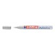 Marker permanent Edding 751 cu vopsea, corp metalic, varf rotund, 1-2 mm, argintiu