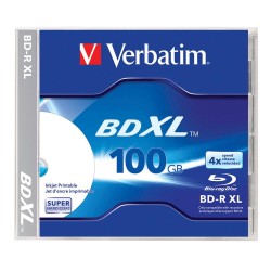 Blu-RAy Verbatim XL 100 GB 4X, printabil, jewel case