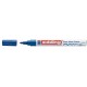 Marker permanent Edding 751 cu vopsea, corp metalic, varf rotund, 1-2 mm, albastru