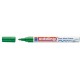 Marker permanent Edding 751 cu vopsea, corp metalic, varf rotund, 1-2 mm, verde