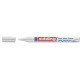 Marker permanent Edding 751 cu vopsea, corp metalic, varf rotund, 1-2 mm, argintiu