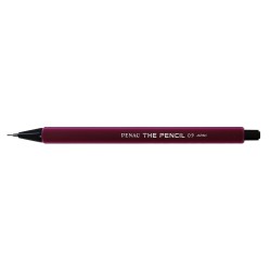 Creion mecanic PENAC The Pencil, rubber grip, 0.9mm, varf plastic - corp bordeaux