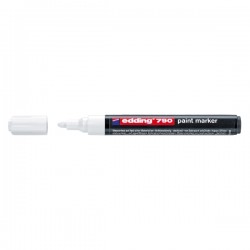 Paint marker Edding 790, varf rotund, 2 - 3 mm, alb