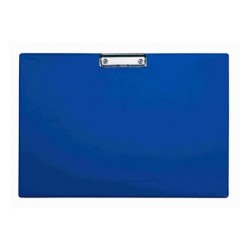 Clipboard simplu A3 - landscape, plastifiat PVC, ALCO - albastru