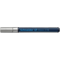 Marker pe baza de vopsea Schneider Maxx 278, argintiu