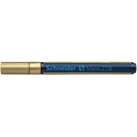 Marker pe baza de vopsea Schneider Maxx 278, auriu