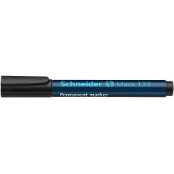 Permanent marker SCHNEIDER Maxx 133, varf tesit 1-4mm - negru